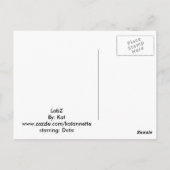 タオル葉書のデータ ポストカード (裏面)