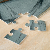 タオル頭の犬とスニーカー猫 – おもしろいパズル ジグソーパズル (側面)