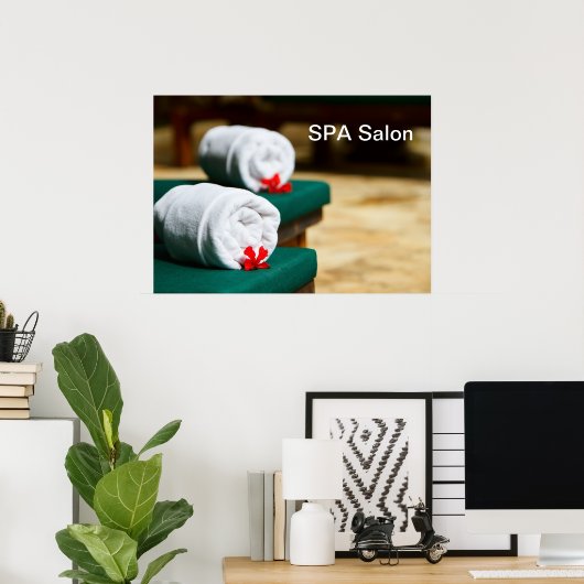 タオル2個 ポスター (ホームオフィス)