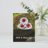 タオル3個 ポストカード (スタンド正面)