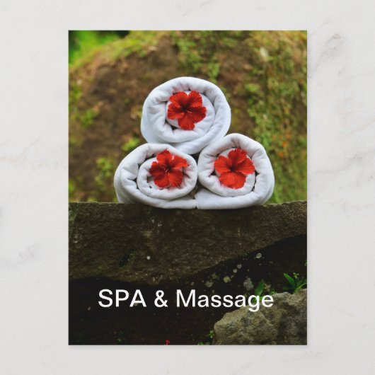 タオル3個 ポストカード (正面)