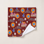 タオル・セット#4誕生日おめでとう バスタオルセット (ウォッシュタオル)