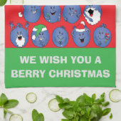 タオル「ベリークリスマス」 キッチンタオル (折り畳み)