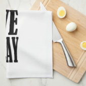 タオル！我々は祈前に遊す キッチンタオル (四つ折り)