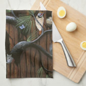 タオル「樹皮」 キッチンタオル (四つ折り)