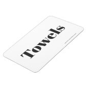 タオル – w/website address マグネット (左側)