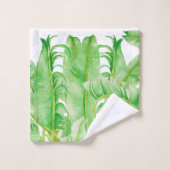 タオ葉ルセットのバナナ バスタオルセット (ウォッシュタオル)