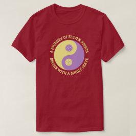 タオ・オブ・ピックルボール | 楽しい陰陽ピックルボール Tシャツ