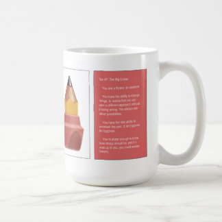 タオ#7-大きい消す物のコーヒー・マグ コーヒーマグカップ