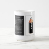 タオ#9 -芸術の鉛筆 コーヒーマグカップ (中央)