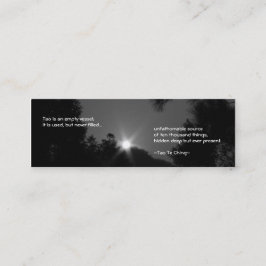 タオTe Ching No.3/のしおりNo.3/ スキニー名刺