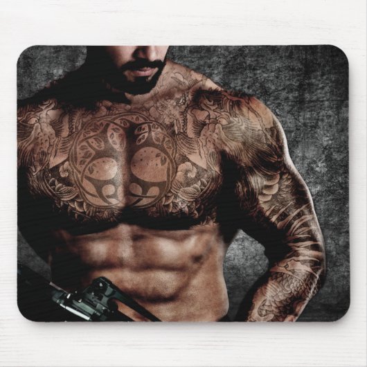 タカのアートワークのマウスパッド マウスパッド (正面)