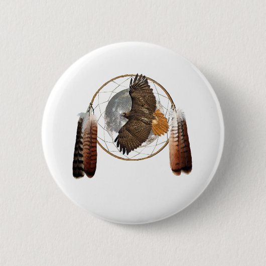 タカの月 缶バッジ (正面)