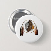 タカの月 缶バッジ (正面&裏面)