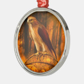 タカの精神のオーナメント メタルオーナメント (左)