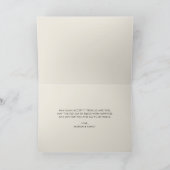 タカバルアッラスクリプトモダンシンプルイードホリデー カード (内部)