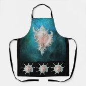 タカラガイとサザエ エプロン (正面)