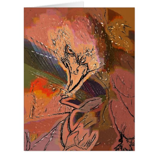 タカ挨拶カード (正面)