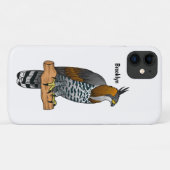 タカ華美イワシの鳥漫画イラストレーション Case-Mate iPhoneケース (裏面(横))