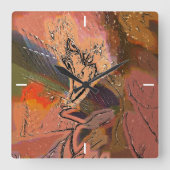 タカ スクエア壁時計 (正面)