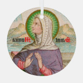 タガステのセントモニカ(SAU 047;詳細) ガラスオーナメント (裏面)