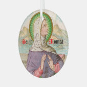 タガステのセントモニカ(SAU 047;詳細) ガラスオーナメント (正面左)