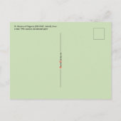 タガステのセントモニカ(SAU 047;詳細) ポストカード (裏面)