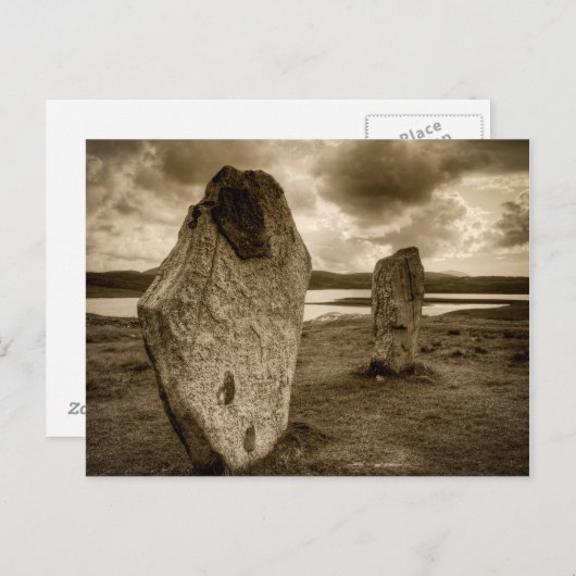 タガリアの石の立ち ポストカード (正面/裏面)