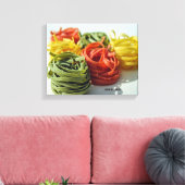 タガリアテルパスタフードアートストレッチキャンバスプリント キャンバスプリント (インサイチュ (リビング))