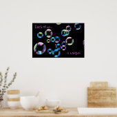 タガレリーポスターによるシャボン玉 ポスター (キッチン)