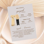 タガログ結婚式招待状フィリピニアナの衣装カード 招待状