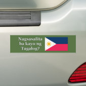 タガログ話ヤ語は？タガログ語。フラグwf バンパーステッカー (車上)