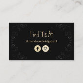 タキサーミストの記念品と骨董品 名刺 (裏面)