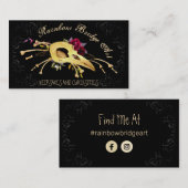 タキサーミストの記念品と骨董品 名刺 (正面/裏面)