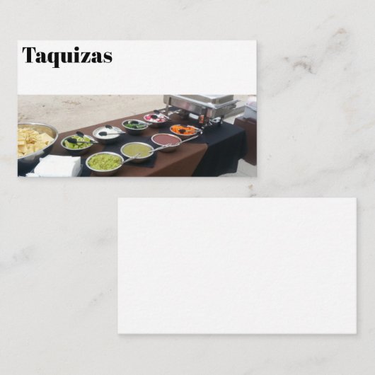 タキサ 名刺 (正面/裏面)