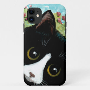 タキシおもしろいード猫クリエーションアートケースメイトiPhone Cas iPhone 11 ケース