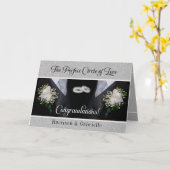 タキシドスゲイ結婚2回 カード (黄色い花)