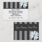 タキシドブルースハイファッションブティックフローラデザイナー 名刺 (正面/裏面)