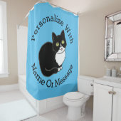 タキシータキシード猫 シャワーカーテン (インサイチュ)