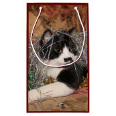 タキシードいけな子猫クリスマス スモールペーパーバッグ (裏面)