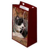 タキシードいけな子猫クリスマス スモールペーパーバッグ (正面アングル)