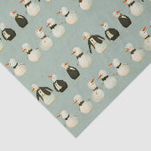 タキシードお洒落を着た漫画雪だるま 薄葉紙 (詳細)