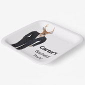 タキシードでバチュラーパーティ ペーパープレート (傾斜あり)