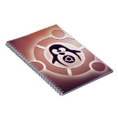 タキシードとの友人のロゴのUbuntuのLinuxの円 ノートブック (右側)
