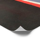 タキシードとトップハットを着たダンサー,アールデコ ポスター (角)