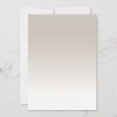 タキシードとドレ結婚ス 招待状 (裏面)