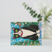 タキシードのクリスマス ポストカード (スタンド正面)