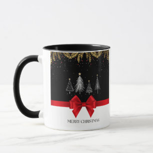 タキシードのクリスマス マグカップ