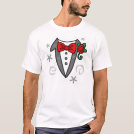 タキシードのシャツ Tシャツ