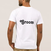 タキシードのシャツ Tシャツ (裏面)